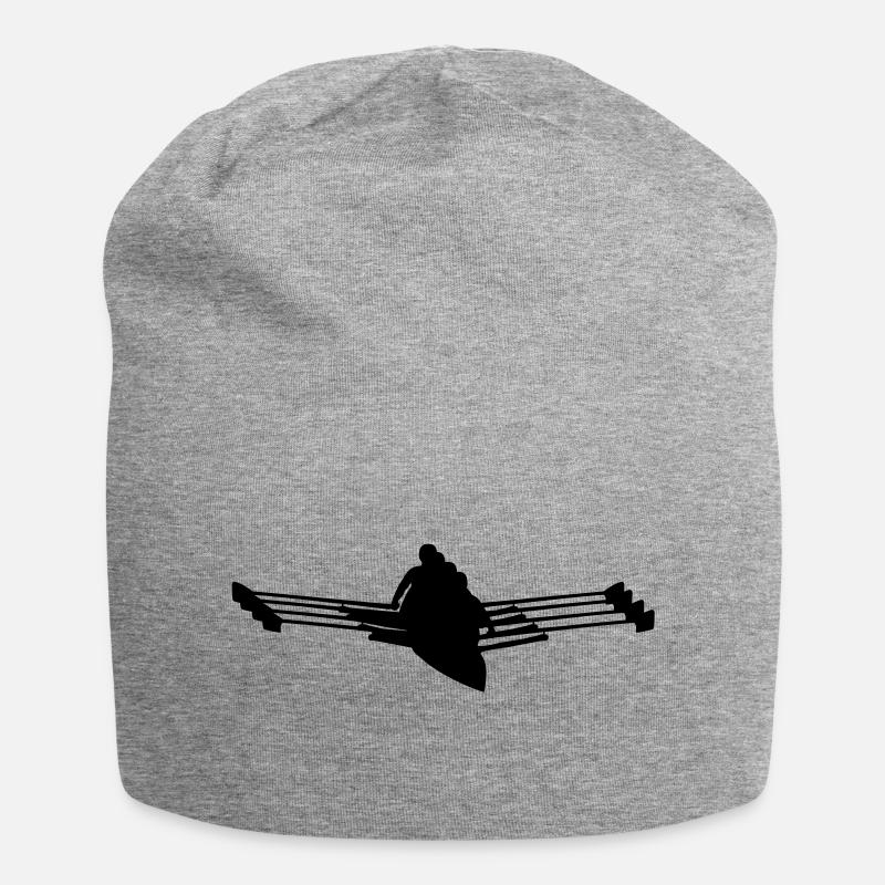 Aviron, 4, rameurs - Bonnet en jersey - gris chiné