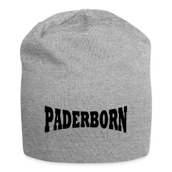 Lettrage Paderborn - Bonnet en jersey - gris chiné - Devant