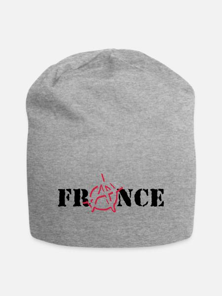 Anarchy France - Jersey Beanie - heather grey