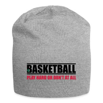 basketball_17 - Jersey Beanie - heather grey - Front