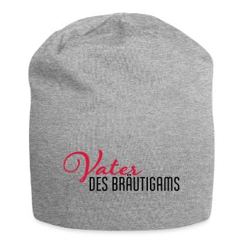 vater des braeutigams - Jersey-Beanie - Grau meliert - Vorne