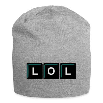 Lol - Jersey-Beanie - Grau meliert - Vorne