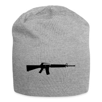 m16 - Bonnet en jersey - gris chiné - Devant