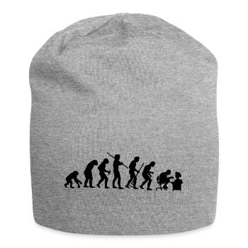 Evolution - Bonnet en jersey - gris chiné - Devant