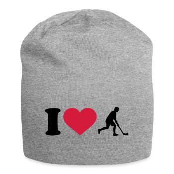 Floorball - Jersey-Beanie - Grau meliert - Vorne