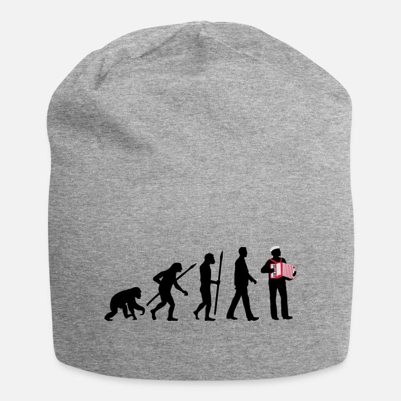evolution_akkordeon_spieler_122013_b_3c - Jersey-Beanie - Grau meliert