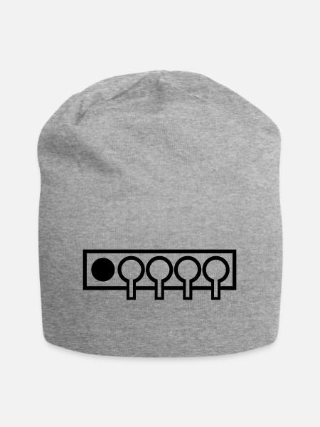 Biathlon - Jersey-Beanie - Grau meliert