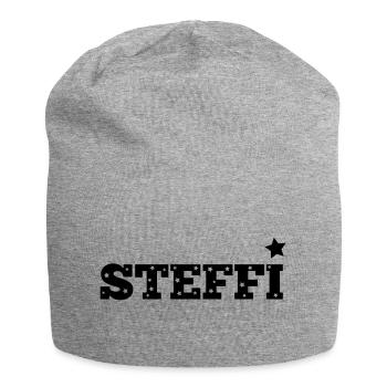 steffi_stern - Jersey-Beanie - Grau meliert - Vorne