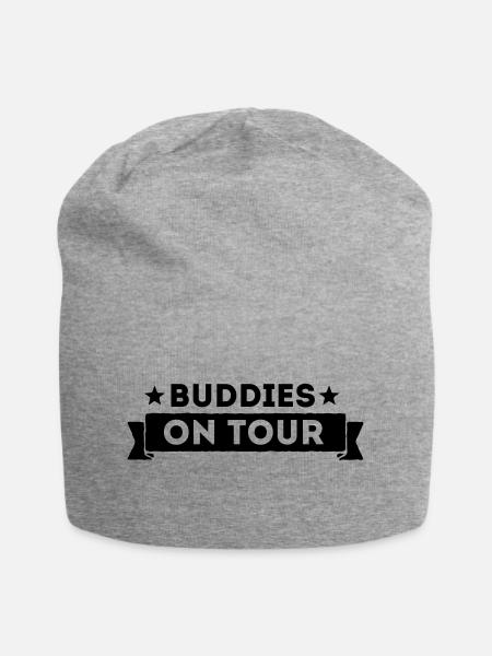 Buddies On Tour - Jersey-Beanie - Grau meliert