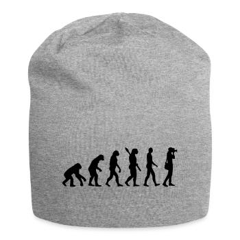Evolution Photographer - Jersey Beanie - heather grey - Front