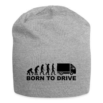 LKW - Jersey-Beanie - Grau meliert - Vorne