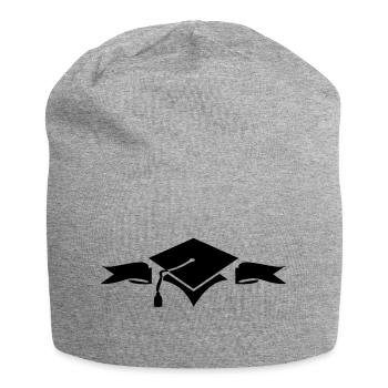 scholar hat / Gelehrtenhut (1c) - Jersey Beanie - heather grey - Front