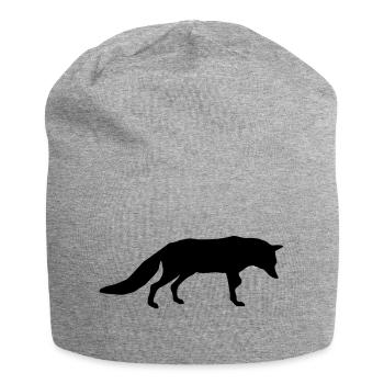 fuchs - fox - jagd - jäger - Jersey-Beanie - Grau meliert - Vorne