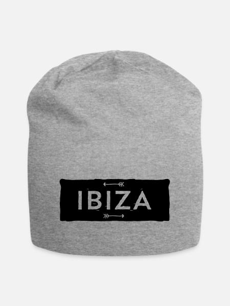 Ibiza - Jersey-Beanie - Grau meliert