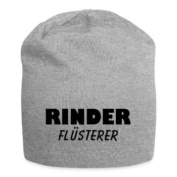 rinder flüsterer - Jersey-Beanie - Grau meliert - Vorne