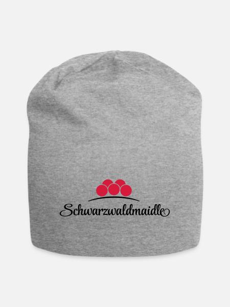 Schwarzwaldmaidle - Jersey-Beanie - Grau meliert