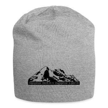 Alpspitze Zugspitze - Bonnet en jersey - gris chiné - Devant