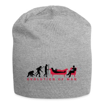 evolution_therapeut_psychologe_11_2016_c - Jersey-Beanie - Grau meliert - Vorne