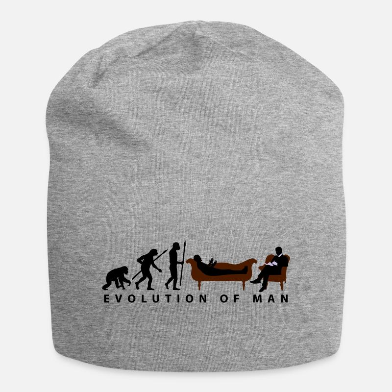 evolution_therapeut_psychologe_11_2016_a - Jersey-Beanie - Grau meliert