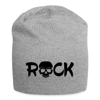 ROCK - Bonnet en jersey - gris chiné - Devant