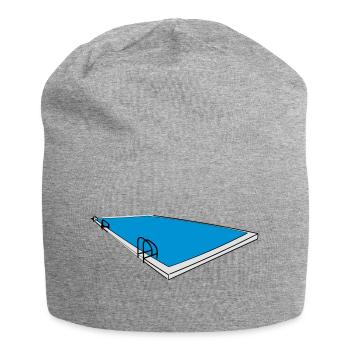 piscine - Bonnet en jersey - gris chiné - Devant