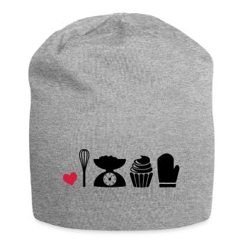 faire cuire au four - Bonnet en jersey - gris chiné - Devant