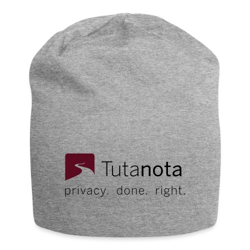 Tutanota - Prywatność. gotowy. Prawy. - Czapka krasnal z dżerseju