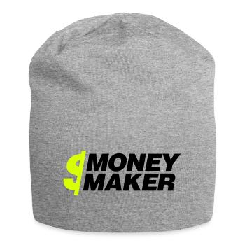 Money maker - Jersey Beanie - heather grey - Front