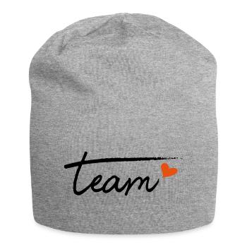 Equipe - Bonnet en jersey - gris chiné - Devant