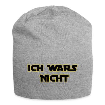 Ich Wars Nicht Geschenkidee - Jersey-Beanie - Grau meliert - Vorne