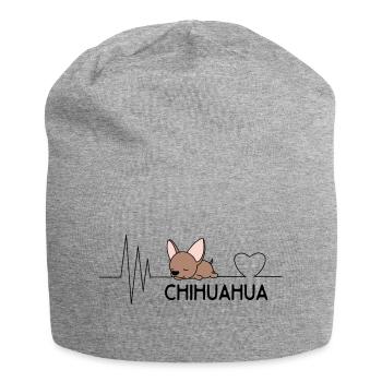 Chihuahua - Jersey Beanie - heather grey - Front