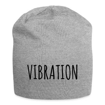 T_shirt vibration - Jersey Beanie - heather grey - Front