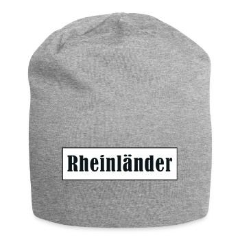 Rheinländer NRW - Jersey-Beanie - Grau meliert - Vorne