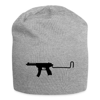 Uzi - Uzimatic pistolet maszynowy carbine - Jersey Beanie - heather grey - Front
