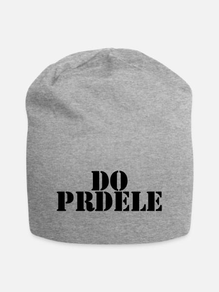 Tschechisch Spruch tschechische Sprache - Jersey-Beanie - Grau meliert