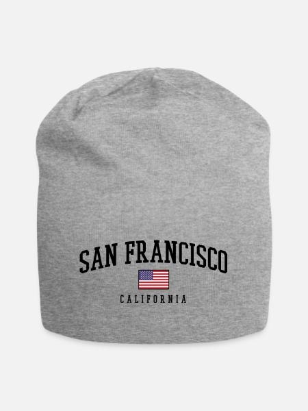 San Francisco Usa - Jersey-Beanie - Grau meliert