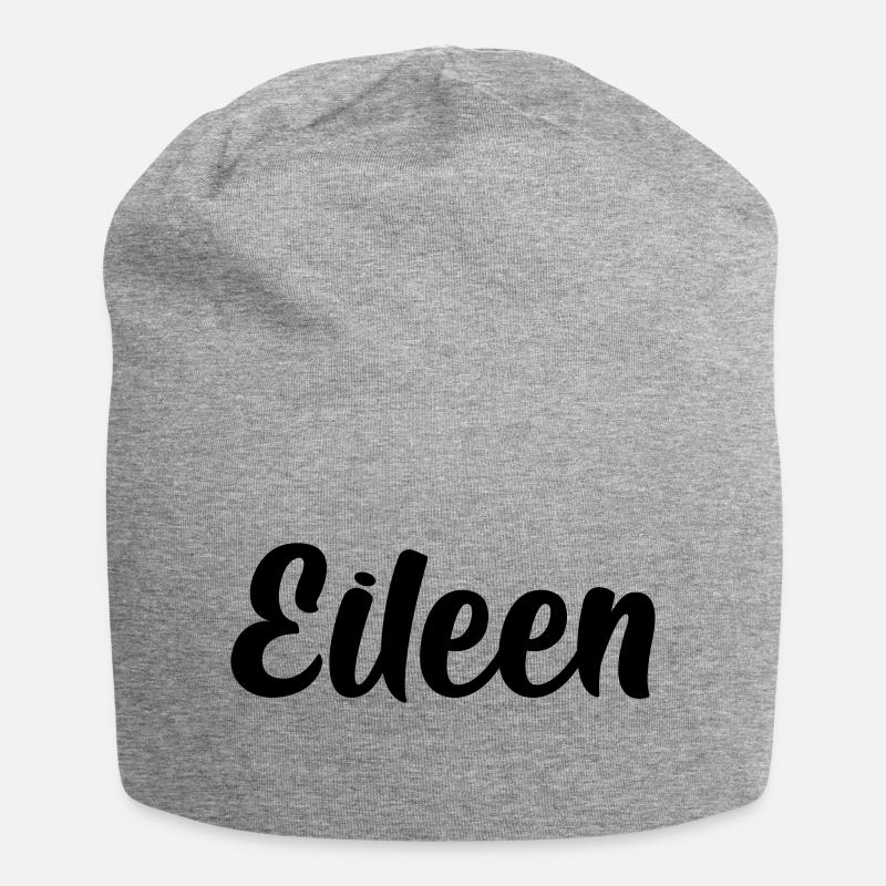 Eileen - Jersey-Beanie - Grau meliert