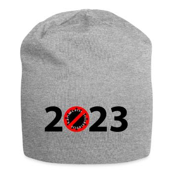 Virus Anti Corona 2023 - Bonnet en jersey - gris chiné - Devant