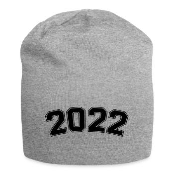 2022 - Jersey-Beanie - Grau meliert - Vorne