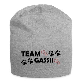 Team Gassi - Jersey-Beanie - Grau meliert - Vorne