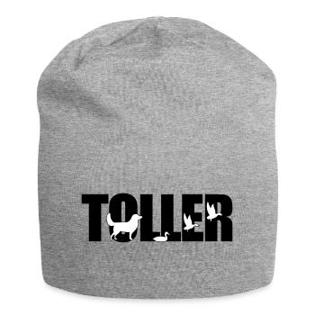 Duck Toller - Jersey-Beanie - Grau meliert - Vorne
