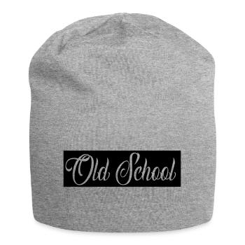 Old School - Jersey Beanie - heather grey - Front