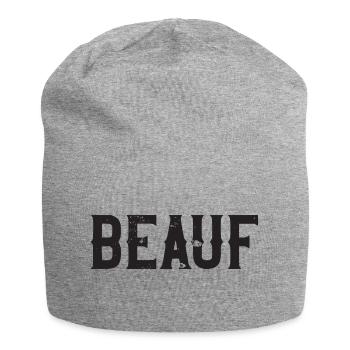 beauf - Bonnet en jersey - gris chiné - Devant