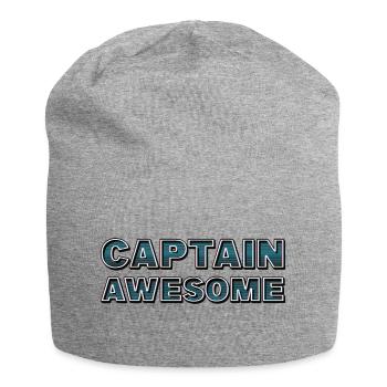 CAPTAIN AWESOME - Jersey-Beanie - Grau meliert - Vorne