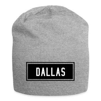 Dallas - Jersey Beanie - heather grey - Front