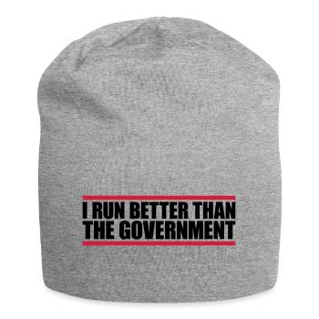 mieux fonctionner que le gouvernement - Bonnet en jersey - gris chiné - Devant