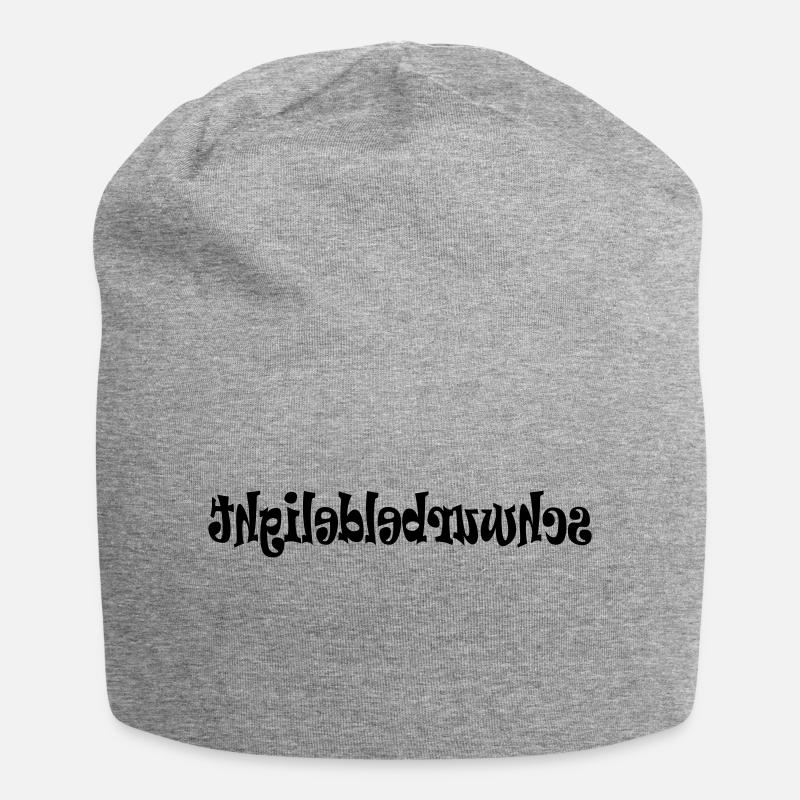 Schwurbeldelight Spiegel - Jersey-Beanie - Grau meliert