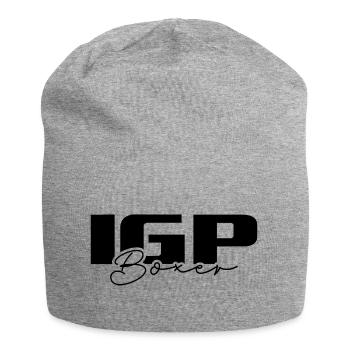 IGP BOXER Wilsigns Hundesport Hunde Hund Geschenke - Jersey-Beanie - Grau meliert - Vorne