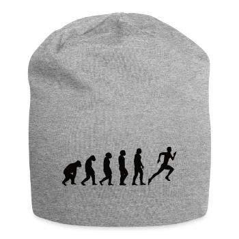 Jogger cardio fit jogging course d’entraînement - Bonnet en jersey - gris chiné - Devant