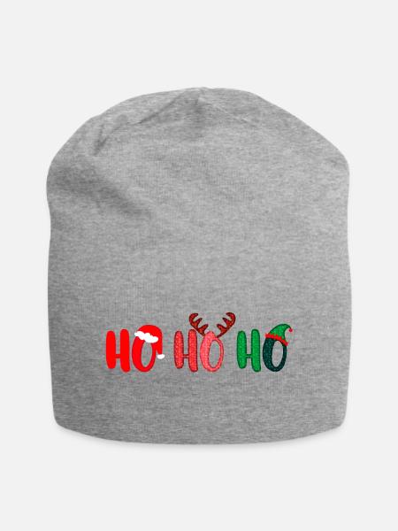 Frohe Weihnachten Weihnachten Weihnachten Urlaub Winter Santa Nordic - Jersey-Beanie - Grau meliert